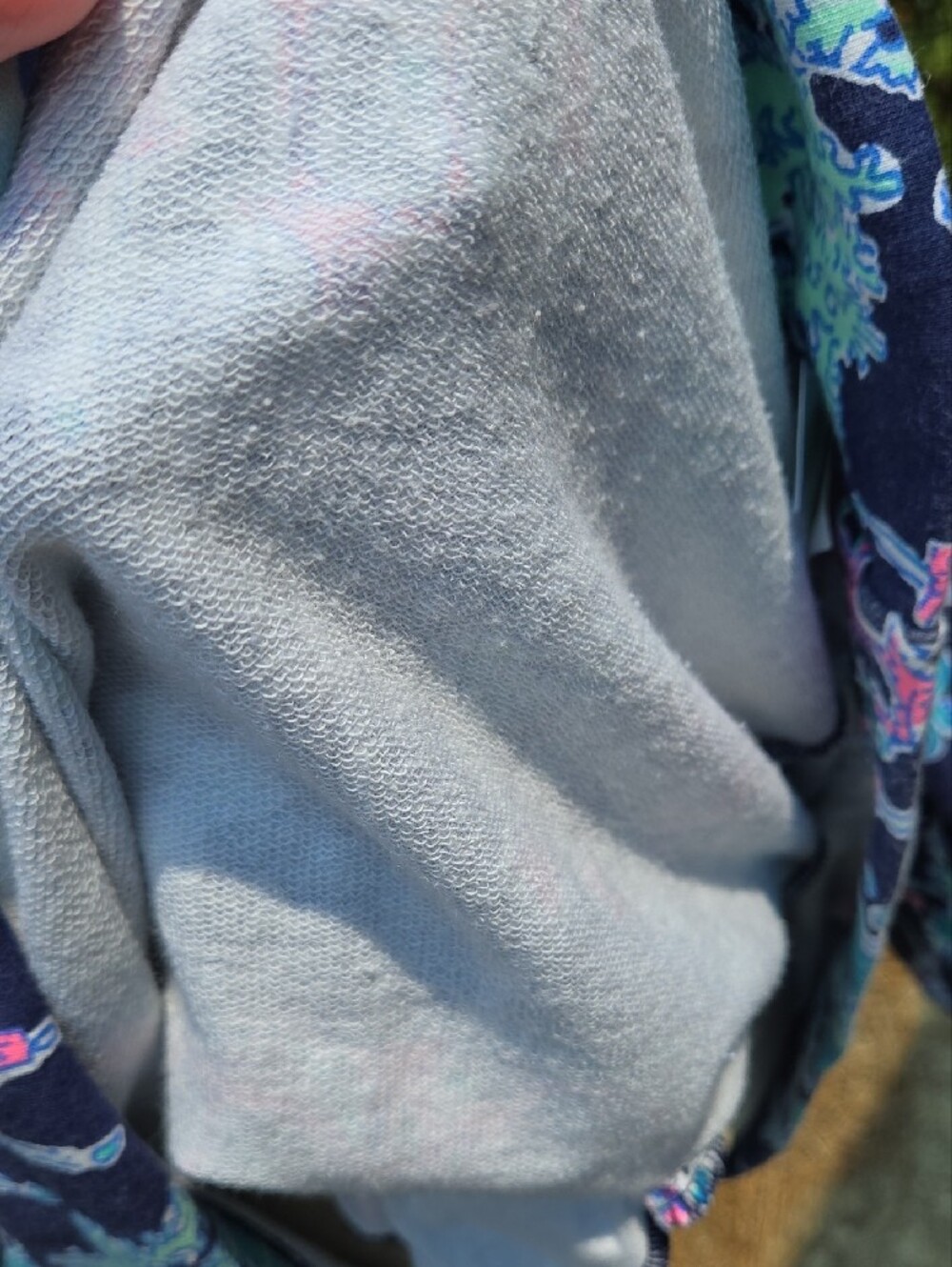 Lilly Pulitzer Navy Blue Printed Zip Tunic Dress with Pink & Aqua Accents - Picture 10 of 11